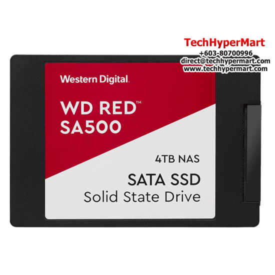 WD Red 2.5" 4TB SSD (WDS400T1R0A, 4TB, SATA 6 Gb/s, 7mm)