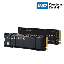 WD Black 2TB PCIE SSD (WDS100T2XHE, 2TB, 7000MB/s Read, 4100MB/s Write, Heatsink)
