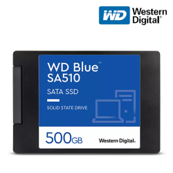 WD Blue 2.5" 500GB SSD (WDS500G3B0A) (500GB, Leading-edge reliability, Broad compatibility, Enhanced power efficiency)