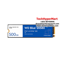 WD Blue M.2 500GB SSD (WDS500G3B0E, 500GB, Leading-edge reliability, Broad compatibility, Enhanced power efficiency)