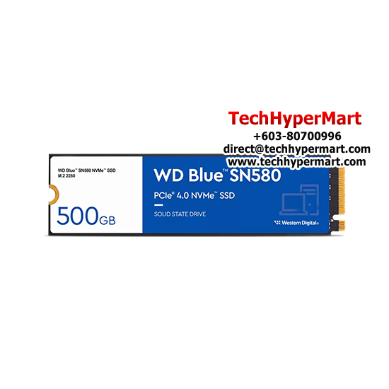 WD Blue M.2 500GB SSD (WDS500G3B0E, 500GB, Leading-edge reliability, Broad compatibility, Enhanced power efficiency)