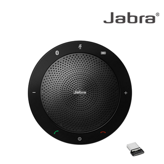 Jabra Speak 510+ MS Speakerphone (Bluetooth class 1, Optimised UC experience, Built-in 3.5 mm headset port)