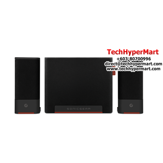 SonicGear SPACE 3 FM Speaker (20watts, Bluetooth 4.2, 2 x 2" satelite, 220-240)