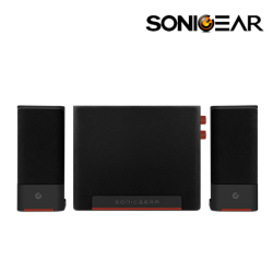 SonicGear SPACE 3 FM Speaker (20watts, Bluetooth 4.2, 2 x 2" satelite, 220-240)