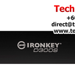 Kingston IronKey D300 Encrypted 128GB USB Flash Drive (128GB of Capacity, USB 3.0)