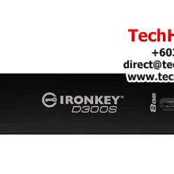 Kingston IronKey D300 Encrypted 8GB USB Flash Drive (8GB of Capacity, USB 3.0)