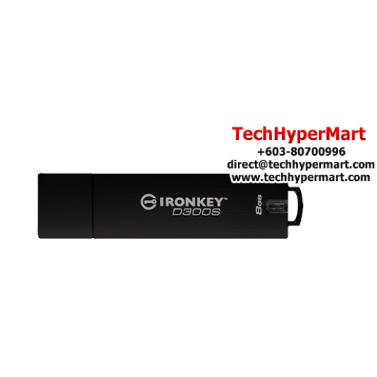 Kingston IronKey D300 Encrypted 8GB USB Flash Drive (8GB of Capacity, USB 3.0) Kingston IronKey D300 Encrypted 8GB USB Flash Drive (8GB of Capacity, USB 3.0)