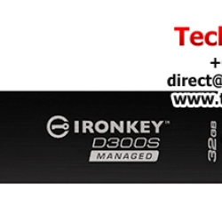 Kingston IronKey D300 Encrypted 32GB USB Flash Drive (32GB of Capacity, USB 3.0)