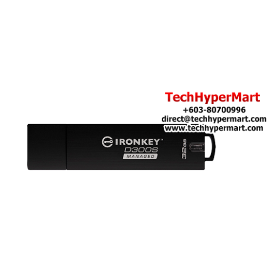 Kingston IronKey D300 Encrypted 32GB USB Flash Drive (32GB of Capacity, USB 3.0)