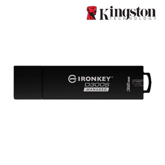 Kingston IronKey D300 Encrypted 32GB USB Flash Drive (32GB of Capacity, USB 3.0)