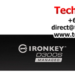 Kingston IronKey D300 Encrypted 16GB USB Flash Drive (16GB of Capacity, USB 3.0)
