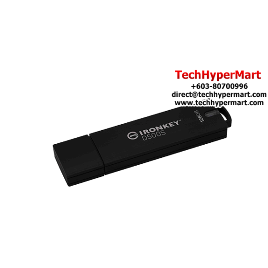 Kingston IronKey D500S 128GB USB Flash Drive (128GB of Capacity, USB 3.2)