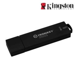 Kingston IronKey D500S 16GB USB Flash Drive (16GB of Capacity, USB 3.2)