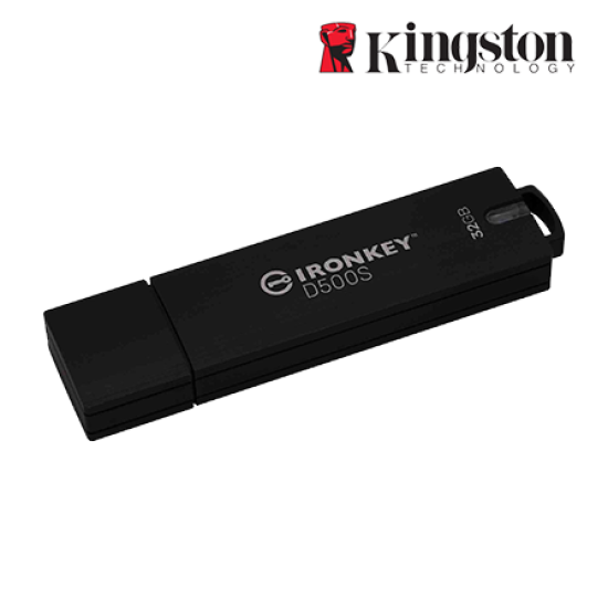 Kingston IronKey D500S 32GB USB Flash Drive (32GB of Capacity, USB 3.2)