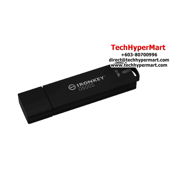 Kingston IronKey D500S 16GB USB Flash Drive (16GB of Capacity, USB 3.2)