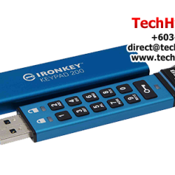 Kingston IronKey Keypad 200 64GB USB Flash Drive (64GB of Capacity, USB 3.2 Gen 1)