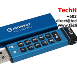 Kingston IronKey Keypad 200 8GB USB Flash Drive (8GB of Capacity, USB Type-A)