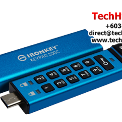 Kingston IronKey Keypad 200C 32GB USB Flash Drive (32GB of Capacity, USB Type-C)