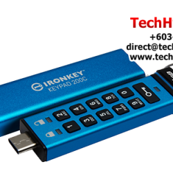 Kingston IronKey Keypad 200C 64GB USB Flash Drive (64GB of Capacity, USB Type-C)