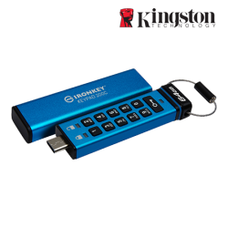 Kingston IronKey Keypad 200C 64GB USB Flash Drive (64GB of Capacity, USB Type-C)