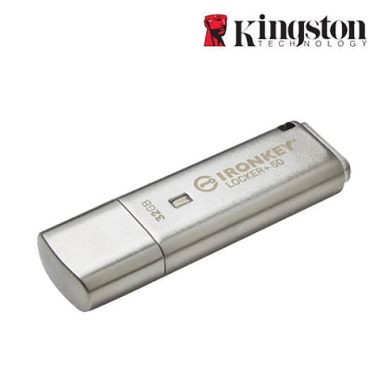 Kingston IronKey Locker Plus 50 32GB USB Flash Drive (32GB of Capacity, USB 3.2)