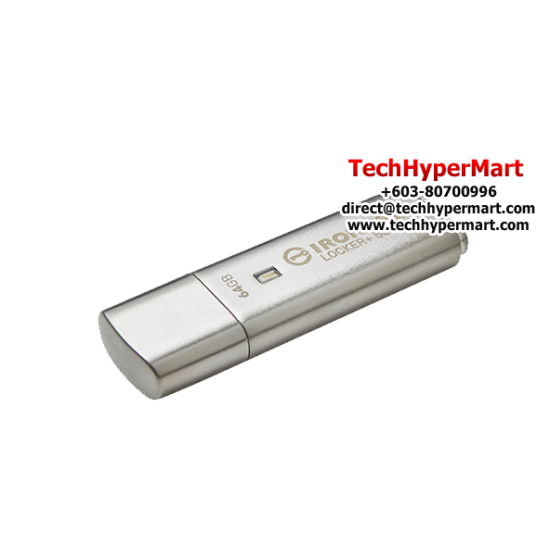 Kingston IronKey Locker Plus 50 64GB USB Flash Drive (64GB of Capacity, USB 3.2)
