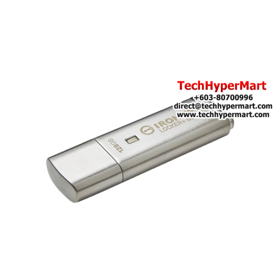 Kingston IronKey Locker Plus 50 128GB USB Flash Drive (128GB of Capacity, USB 3.2)
