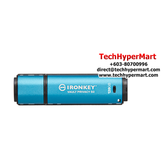 Kingston IronKey Vault Privacy 50 128GB USB Flash Drive (128GB of Capacity, USB 3.2)