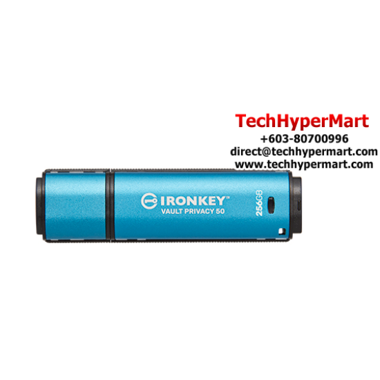 Kingston IronKey Vault Privacy 50 256GB USB Flash Drive (256GB of Capacity, USB 3.2)