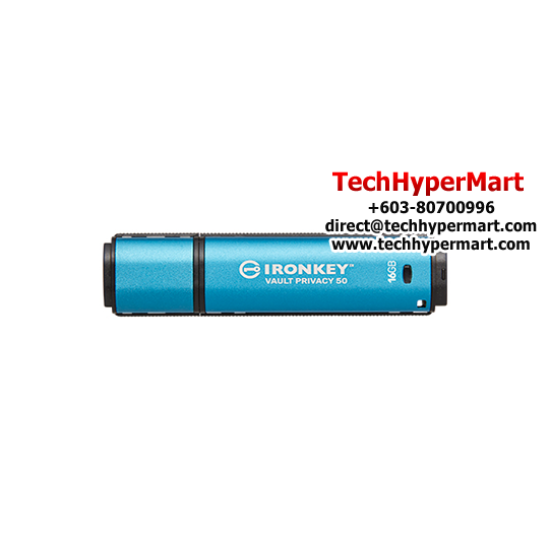 Kingston IronKey Vault Privacy 50 16GB USB Flash Drive (16GB of Capacity, USB 3.2)