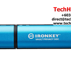 Kingston IronKey Vault Privacy 50 64GB USB Flash Drive (64GB of Capacity, USB Type-C)