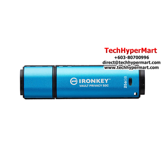 Kingston IronKey Vault Privacy 50 256GB USB Flash Drive (256GB of Capacity, USB Type-C)