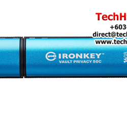 Kingston IronKey Vault Privacy 50 16GB USB Flash Drive (16GB of Capacity, USB Type-C)