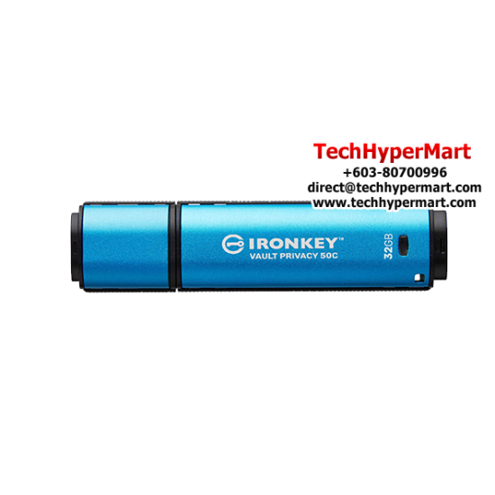 Kingston IronKey Vault Privacy 50 32GB USB Flash Drive (32GB of Capacity, USB Type-C)