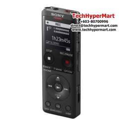 Sony ICD-UX570F Recorder (4GB, Recording MP3: 59 Hrs, Battery Life MP3: 22 Hrs)