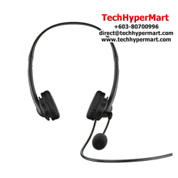 HP A Stereo Wired Headset (Wired, USB-A port)