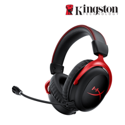  Kingston HyperX Cloud II Wireless Gaming Headset (Dynamic 53mm, 15Hz–20kHz, Noise-cancelling, 2.4GHz)