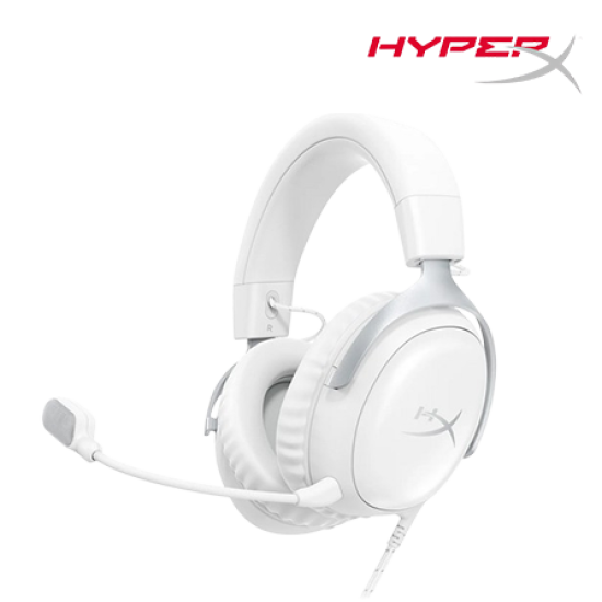 HyperX Cloud III Headset (727A8AA Black, 727A9AA Red, Dynamic 53mm, 10Hz–21Hz, Uni-directional, 16-Bit)
