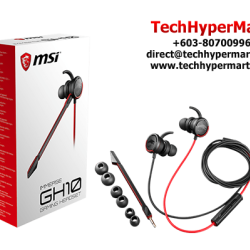 MSI IMMERSE GH10 Gaming Headset (20Hz – 20KHz, 100Hz to 10KHz, 3.5mm audio connector)