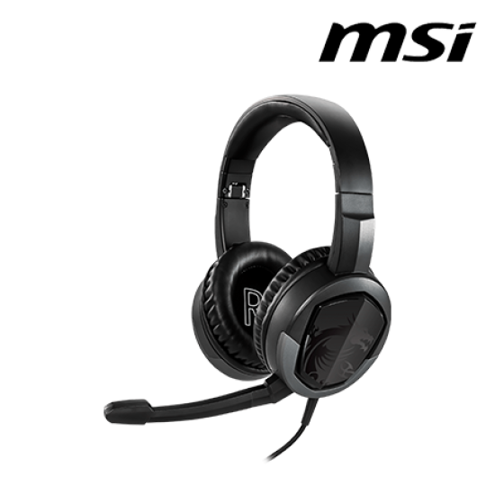MSI IMMERSE GH30 V2 Gaming Headset (20 Hz ~ 20 kHz, 100 Hz ~ 10 kHZ, 3.5mm headphone jack)