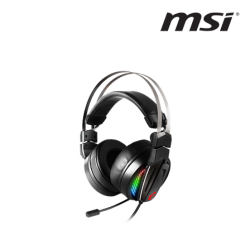 MSI IMMERSE GH70 Gaming Headset (Amazing LED Light Effect, Enhanced Virtual 7.1 Surround Sound)