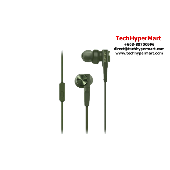 Sony MDR-XB55AP In-ear Headphones (Smartphone-compatible, Extra Bass for club-like sound)
