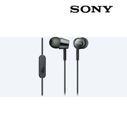 Sony MDR-EX155AP In-Ear Headphones (Compact, high-quality sound, 4 sizes of earbud, Tangle-free cable)
