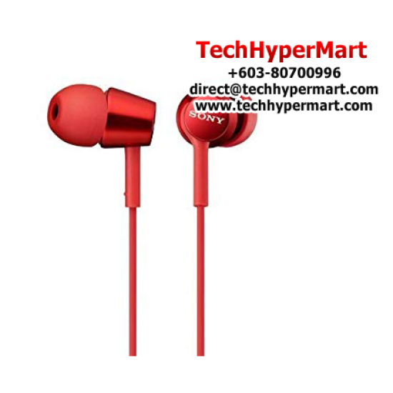 Sony MDR-EX155 In-Ear Headphones (9mm neodymium drivers for dynamic sound, Choice of colours to suit your style)