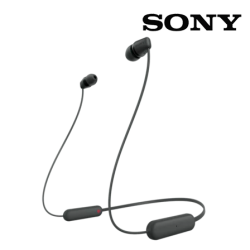 Sony WI-C100 Headset (20Hz - 20,000Hz,  2.4 GHz, 9mm)