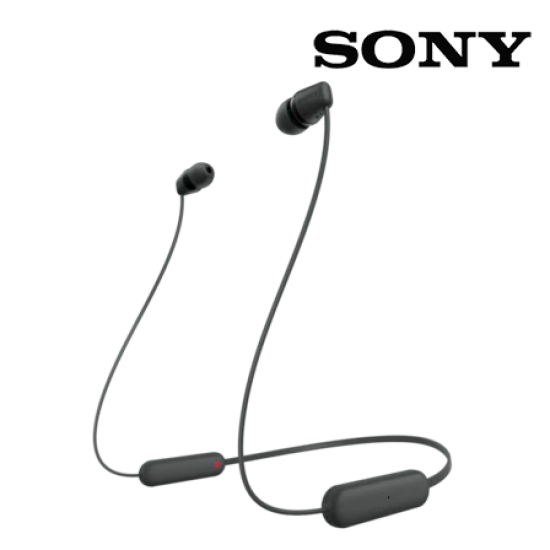 Sony WI-C100 Headset (20Hz - 20,000Hz,  2.4 GHz, 9mm)