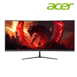 Acer ED343CURW0 34" Gaming Monitor (VA, 3440 x 1440, 1ms, 250cd/m², 200Hz, HDMI)