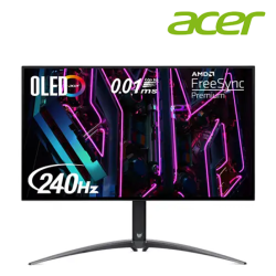 Acer Predator X27U 27" Gaming Monitor (OLED, 2560 x 1440, 1ms, 135cd/m², 240Hz, HDMI, DP)
