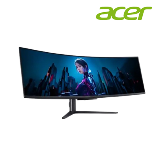 Acer Predator X49V 49" Gaming Monitor (OLED, 5120 x 1440, 0.3ms, 1000cd/m², 144Hz, HDMI, DP, USB) Acer Predator X49V 49" Gaming Monitor (OLED, 5120 x 1440, 0.3ms, 1000cd/m², 144Hz, HDMI, DP, USB)
