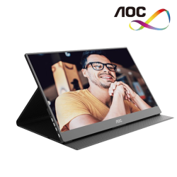AOC 16T20 15.6" Portable Monitor (IPS, 1920 × 1080, 20ms, 230cd/m², 60Hz, Mini HDMI, USB)